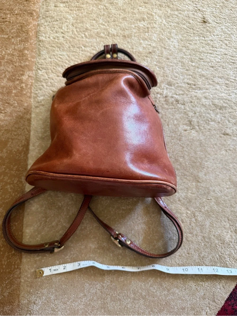 vintage Ghurka No. 138 Ashley backpack brown leather Marley Hodgson